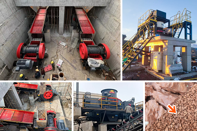 250 TPH Granite Crushing Line in South Africa